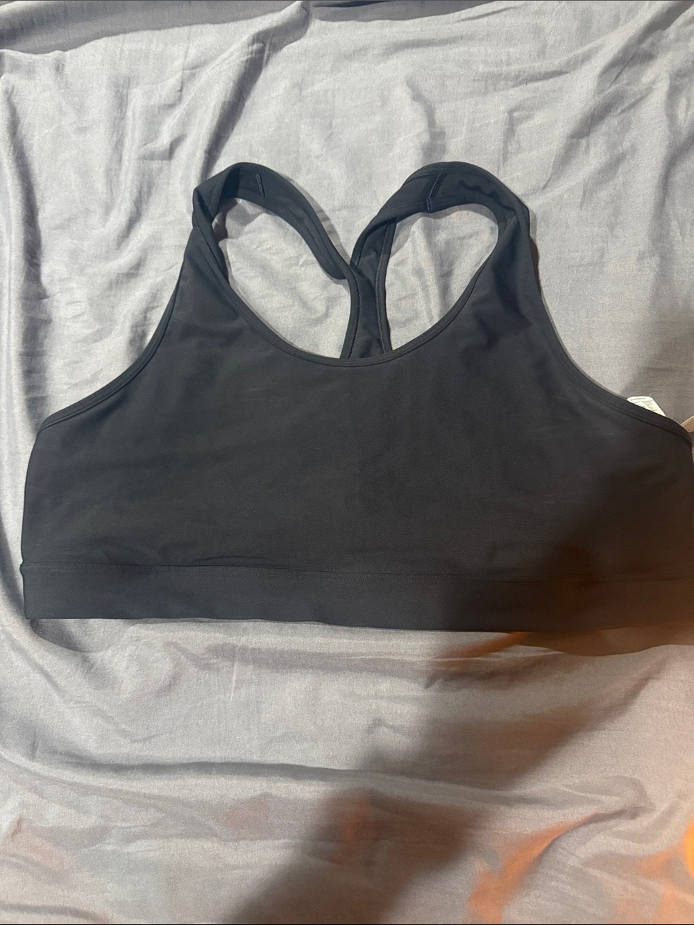 Old Navy Black Racerback Sports Bra with Wide Band